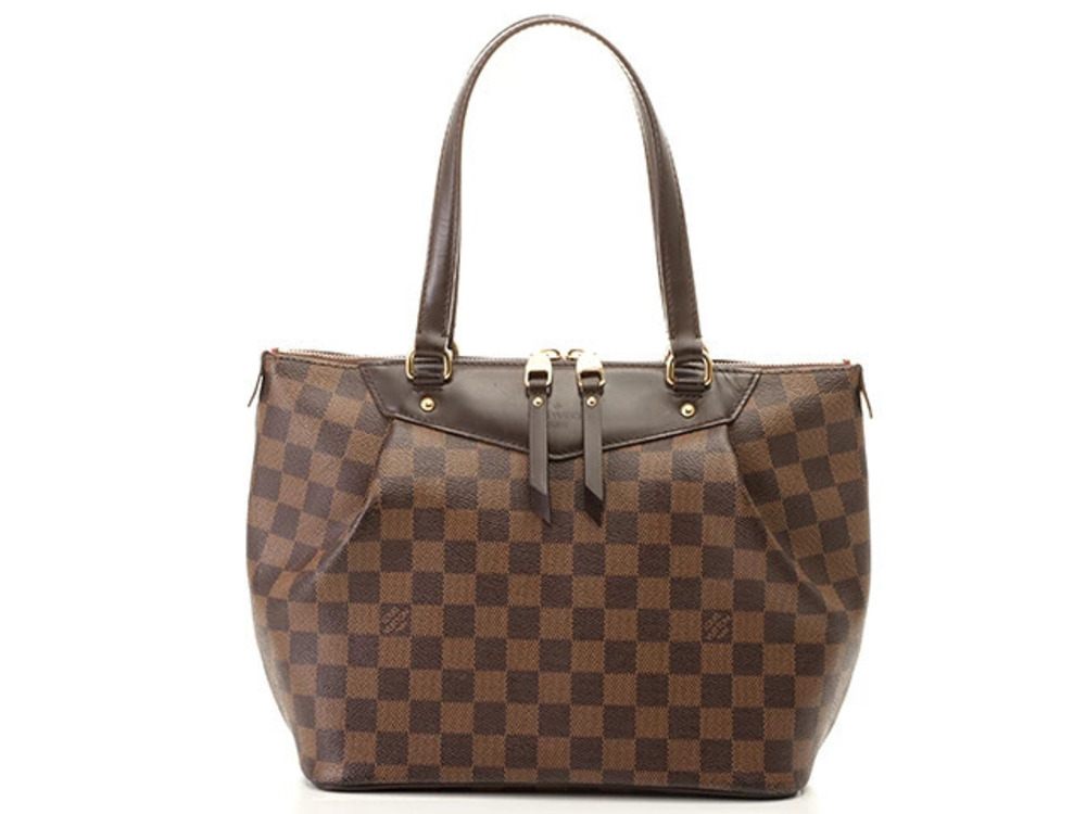 LOUIS VUITTON Handbag Westminster Damier Ebene Brown